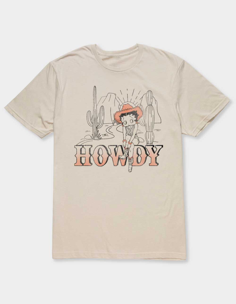 BETTY BOOP Howdy Desert Unisex Tee