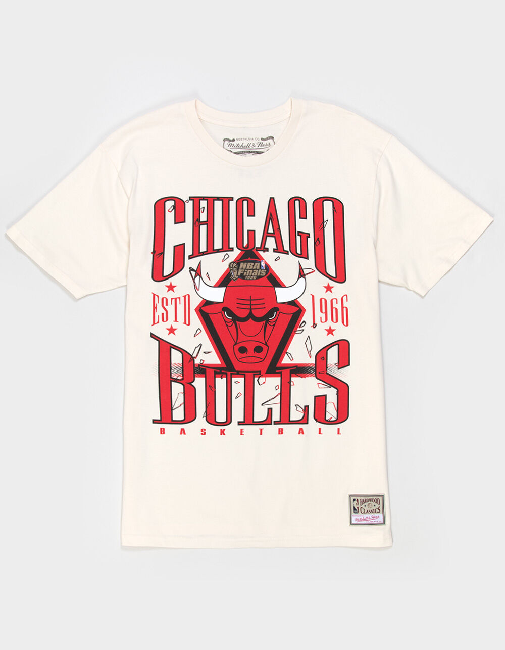 MITCHELL & NESS Chicago Bulls Shattered Mens Tee