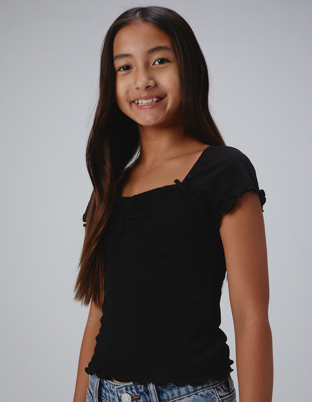 RSQ Girls Cinch Bow Top