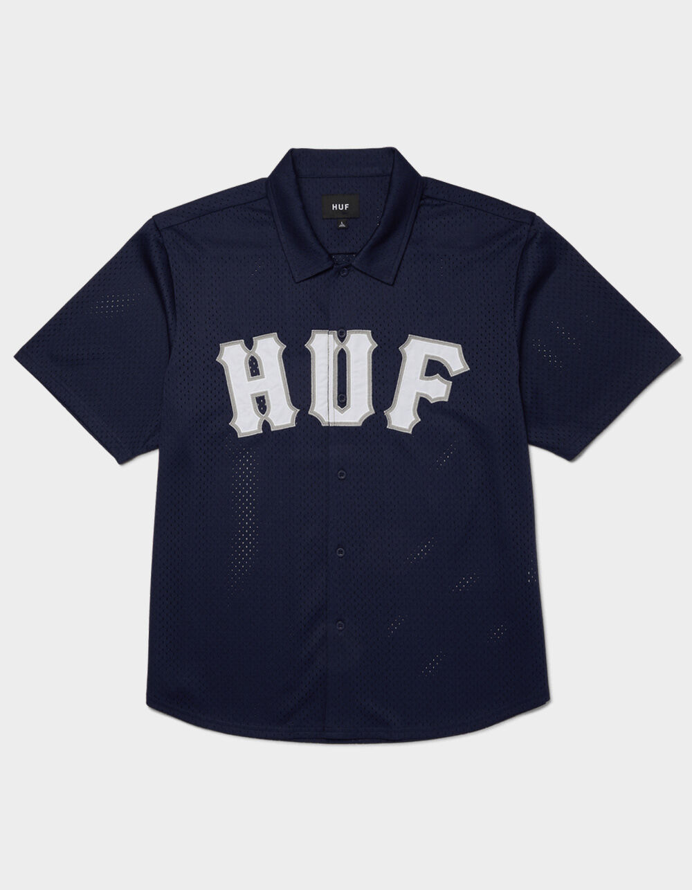 HUF Arch Mens Button Up Mesh Shirt