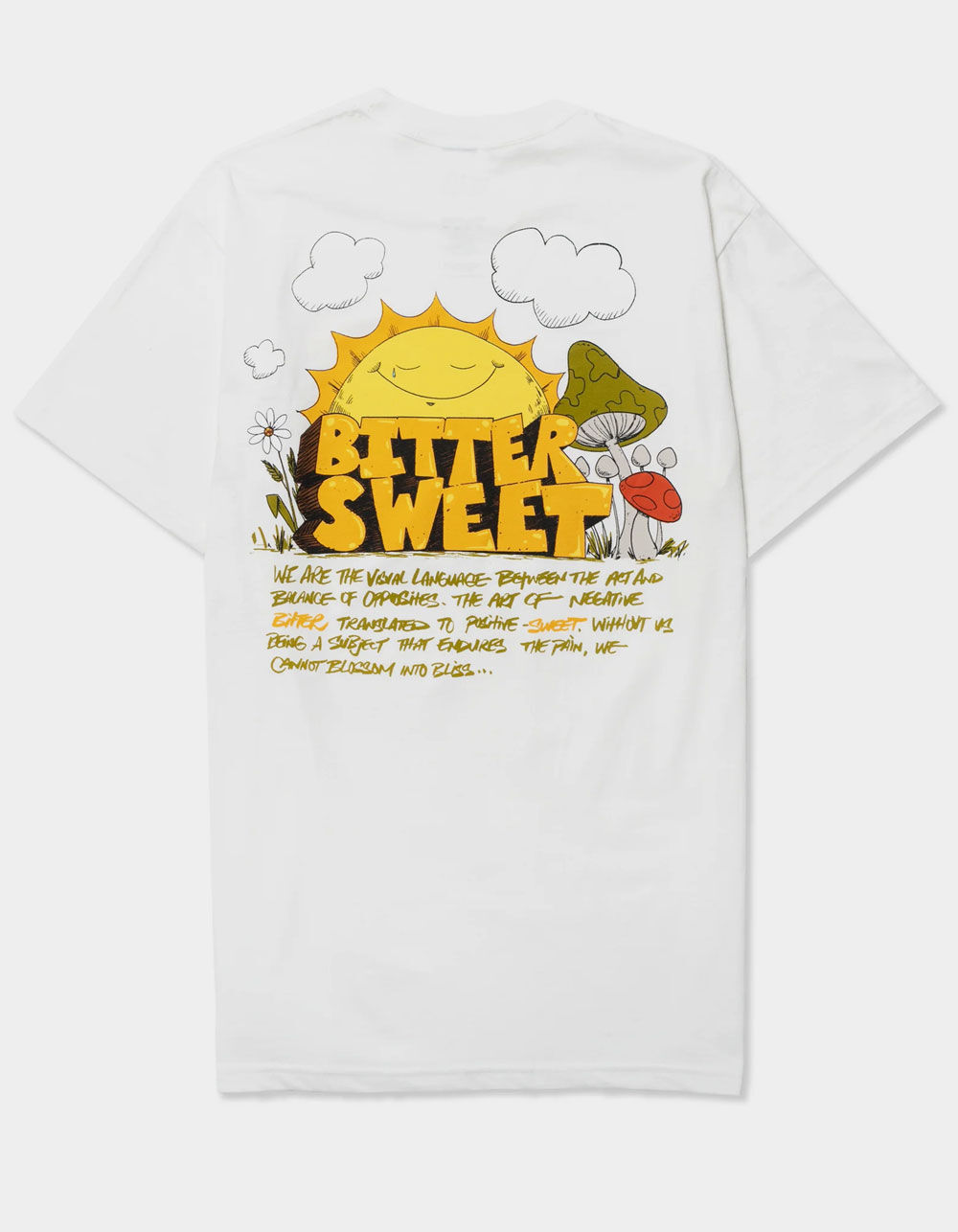 BITTERSWEET Sad Sun Oversized Mens Tee
