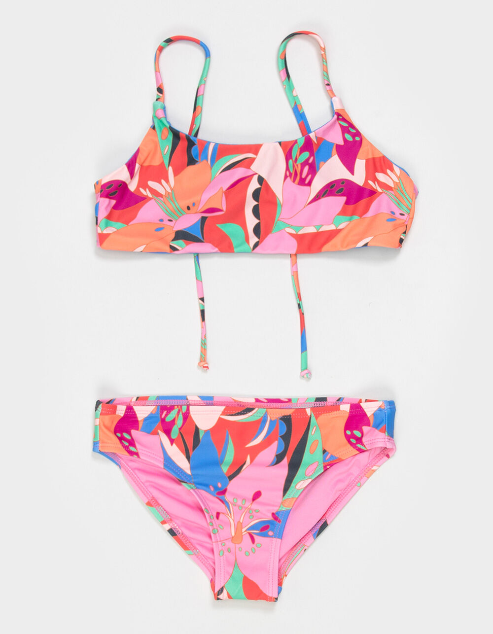 O'NEILL Cabana Floral Girls Reversible Bralette Bikini Set