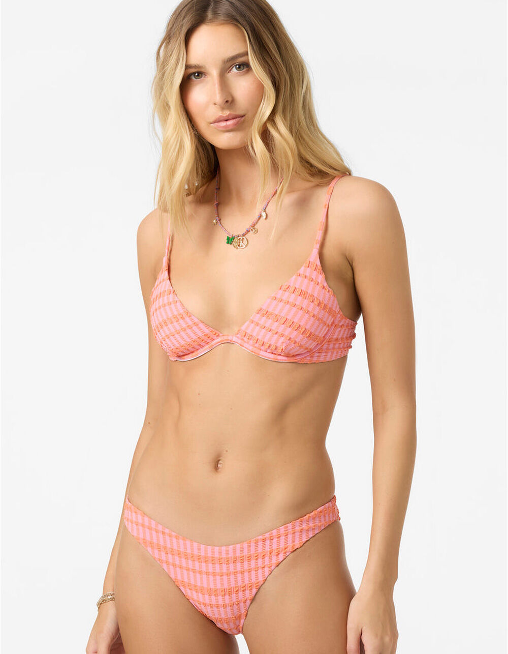 O'NEILL Paradise Plaid Rockley Cheeky Bikini Bottoms