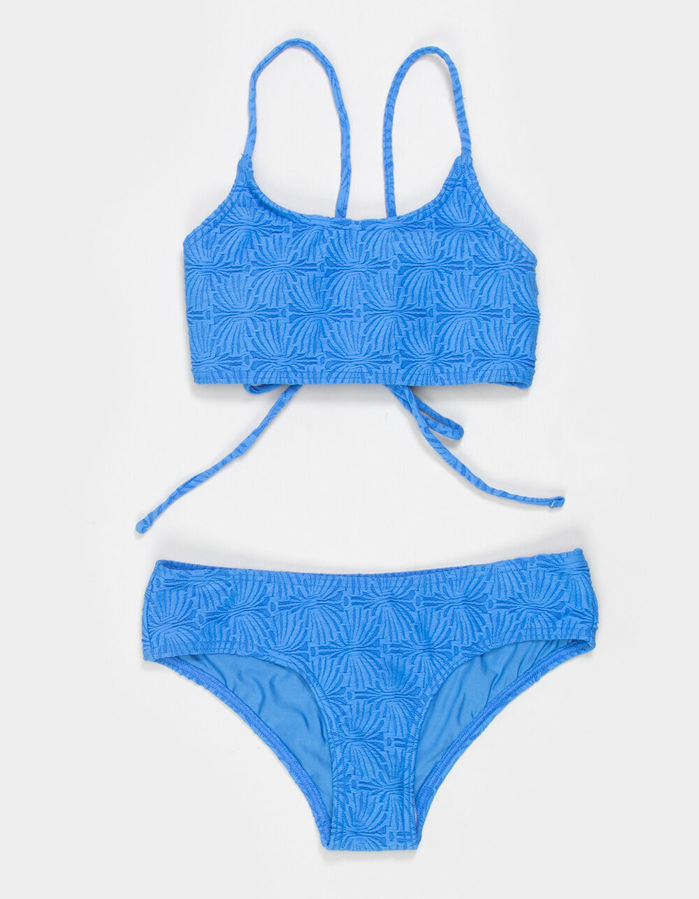 FULL TILT Texture Girls Bralette Bikini Set