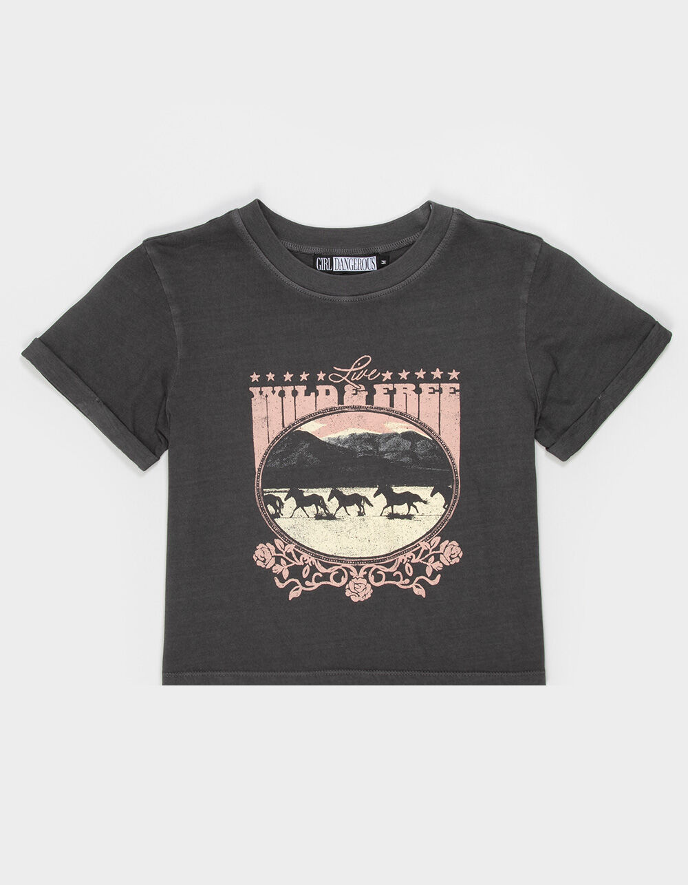GIRL DANGEROUS Horse Girls Boyfriend Tee