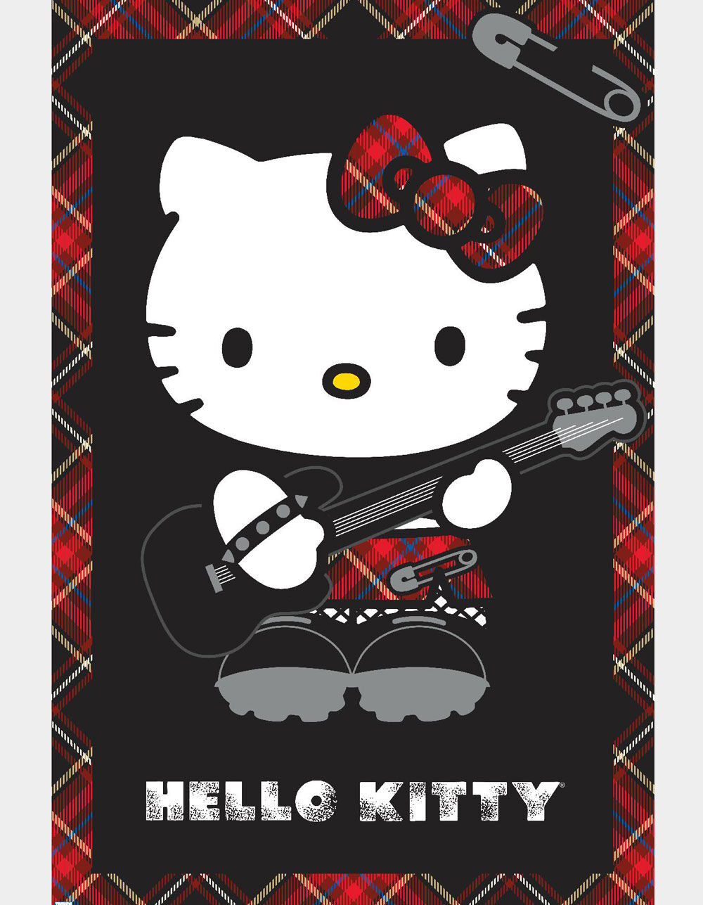 SANRIO Hello Kitty Punk Wall Poster