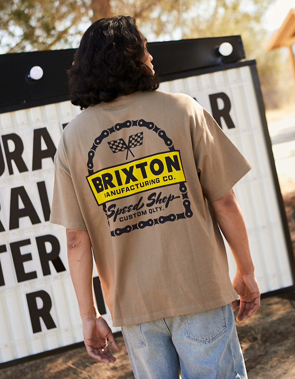 BRIXTON Drayton Mens Heavyweight Relaxed Tee