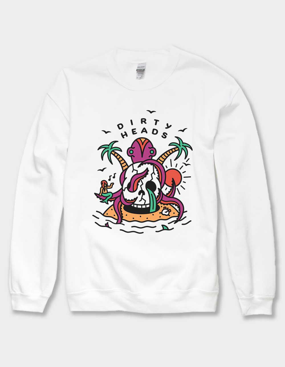 DIRTY HEADS Skull Island Unisex Crewneck Sweatshirt