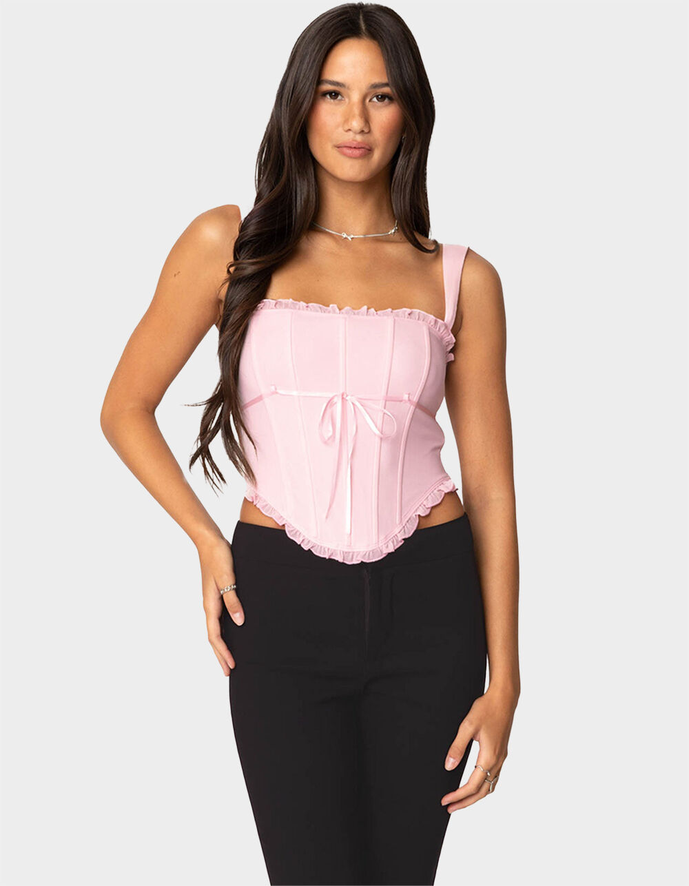 EDIKTED Coquette Mesh Corset
