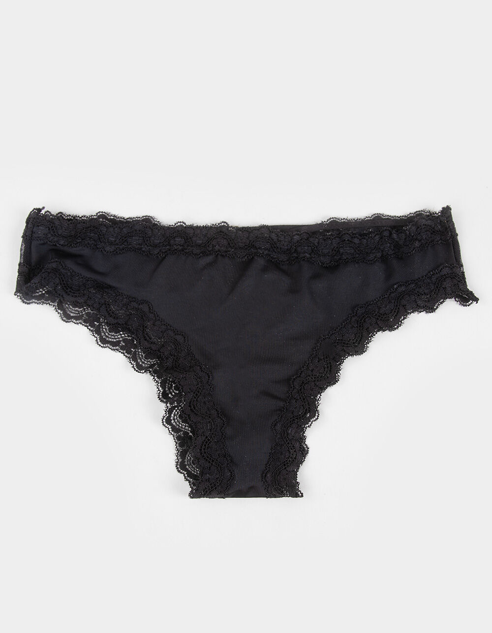 FULL TILT Polka Dot Lace Trim Bikini Panties