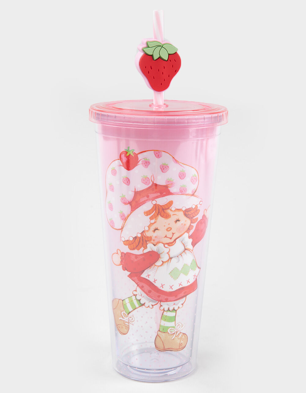 STRAWBERRY SHORTCAKE 24 oz Tumbler With Lid & Straw