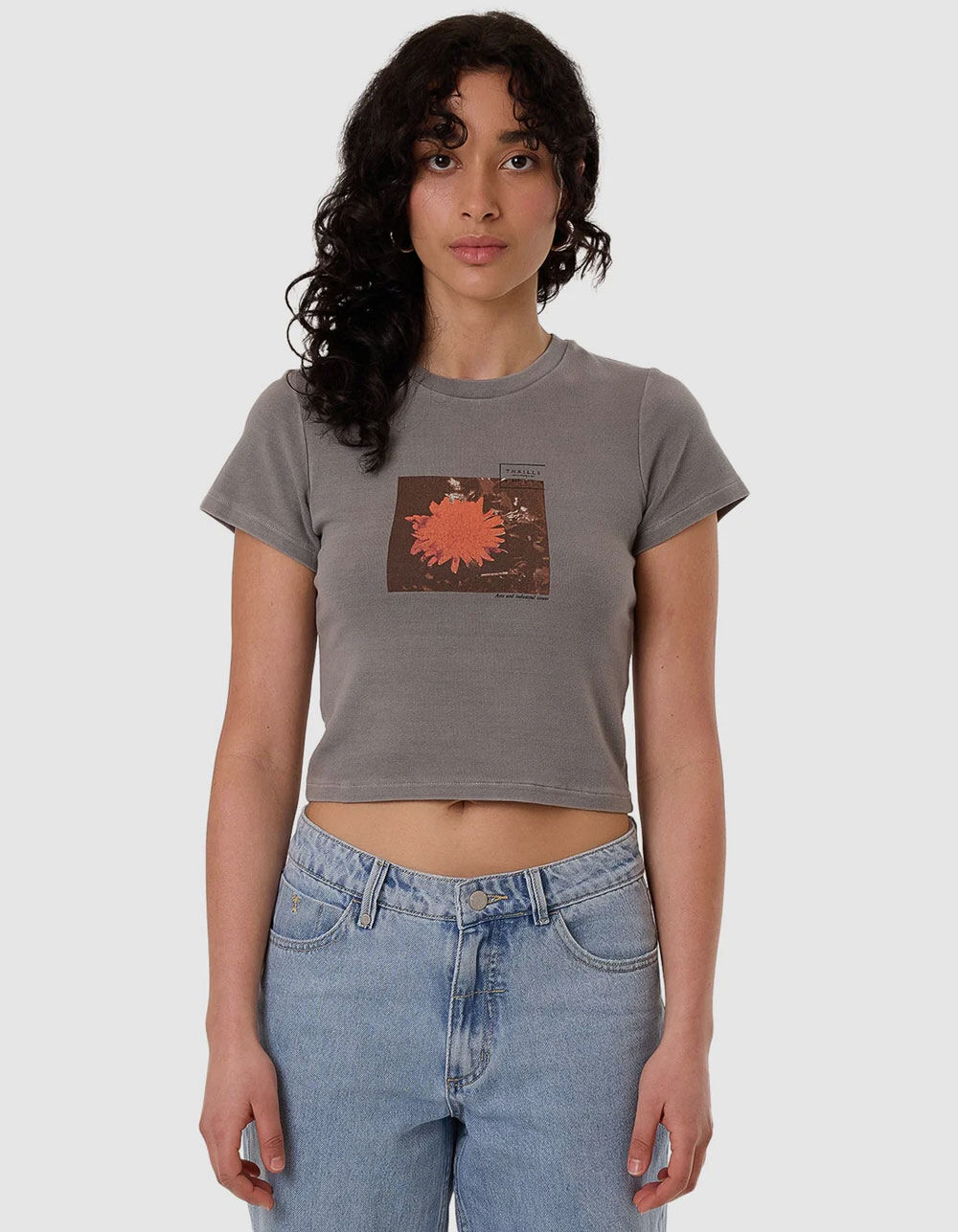 THRILLS Natures Library Womens Baby Tee