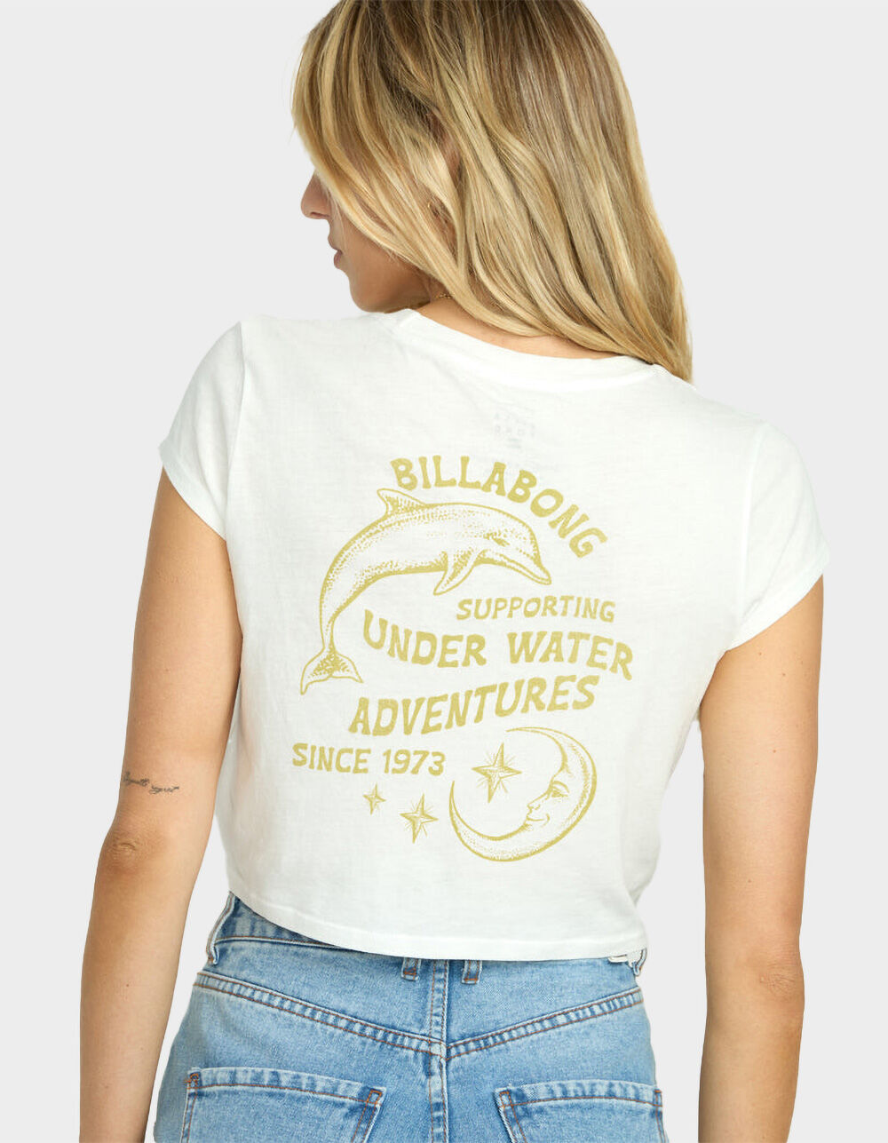 BILLABONG Sunshine Surf Babes Womens Crop Tee