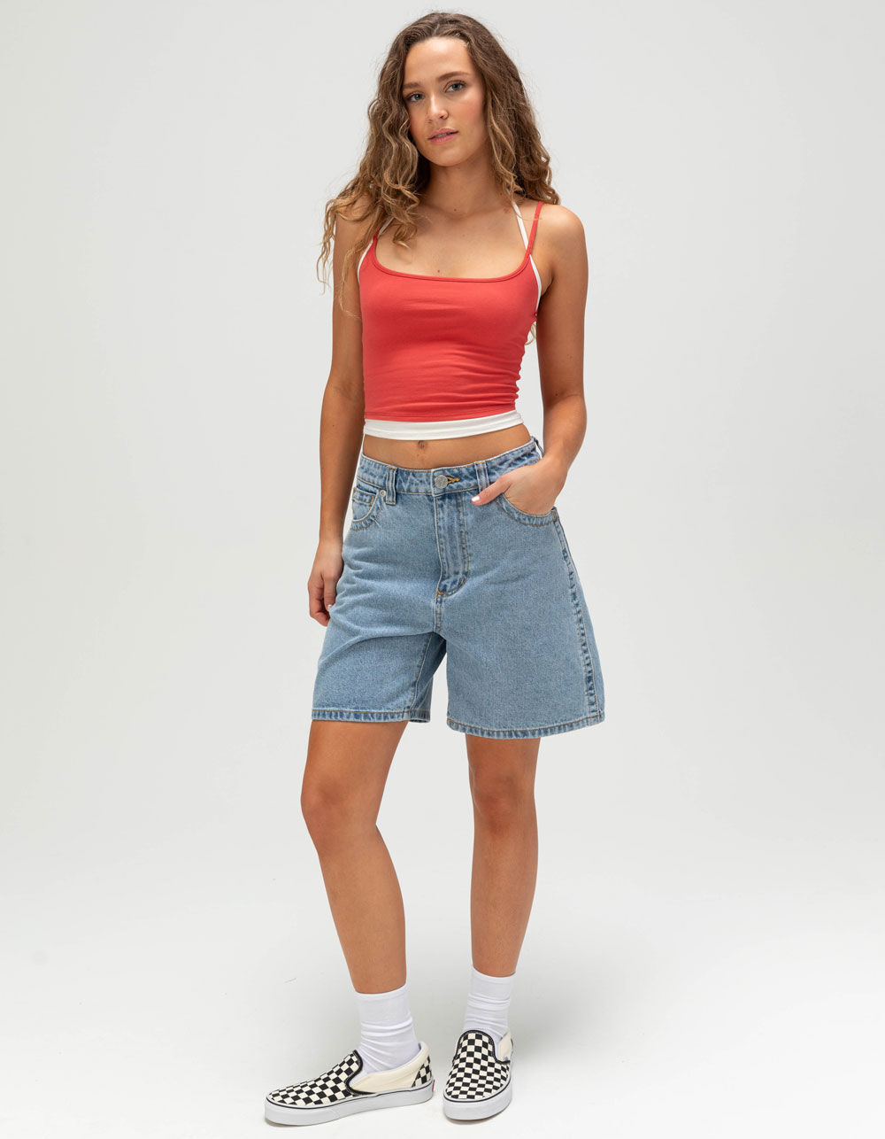ABRAND x Rip Curl Carrie Womens Denim Shorts