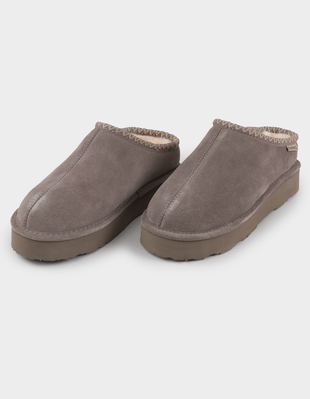 BEARPAW Martis Womens Suede Slippers