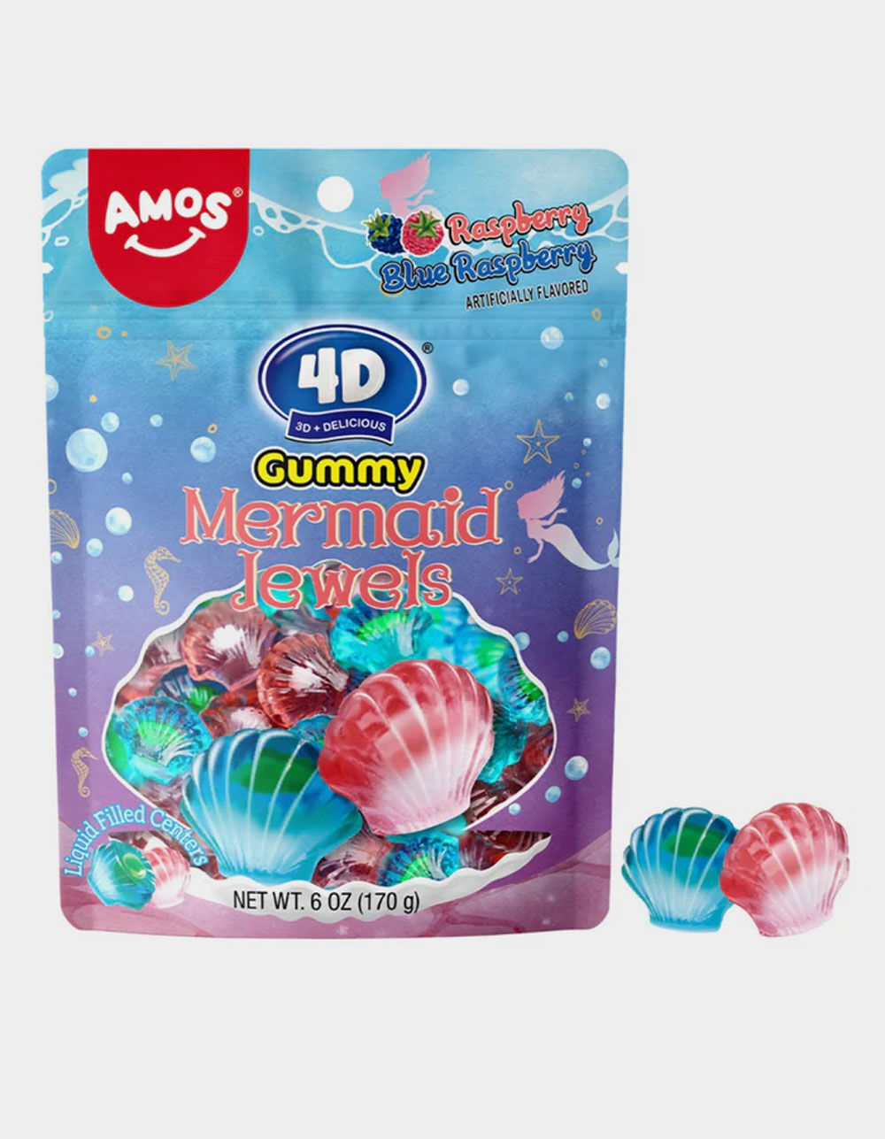 AMOS 4D Mermaid Jewels Gummy Candy