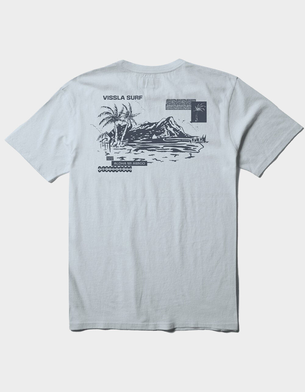VISSLA Diamond Haze Mens Pocket Tee