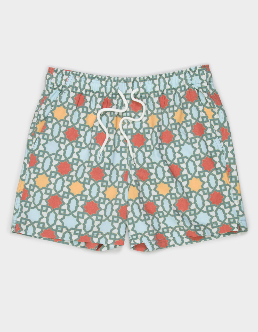 RSQ Mens Tile 5" Swim Shorts