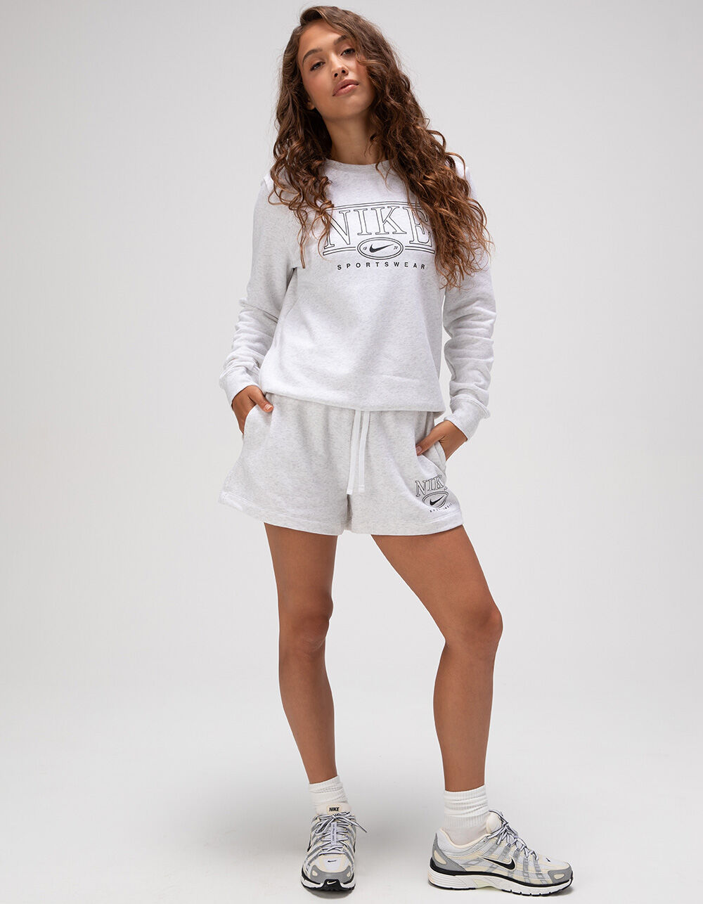 NIKE Sportswear Logo Club Fleece Womens Shorts