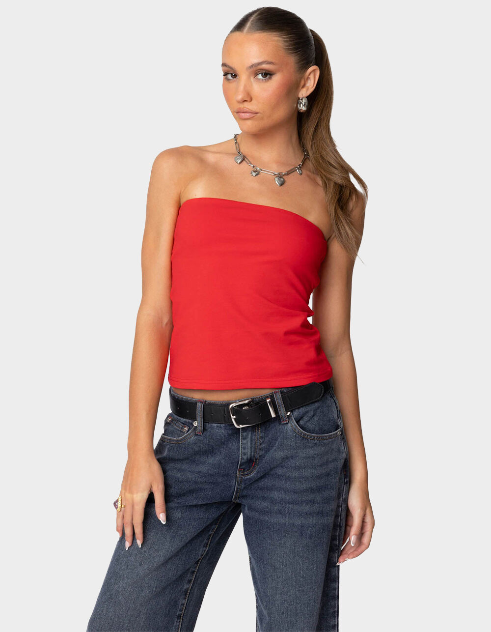 EDIKTED Built In Bra Tube Top