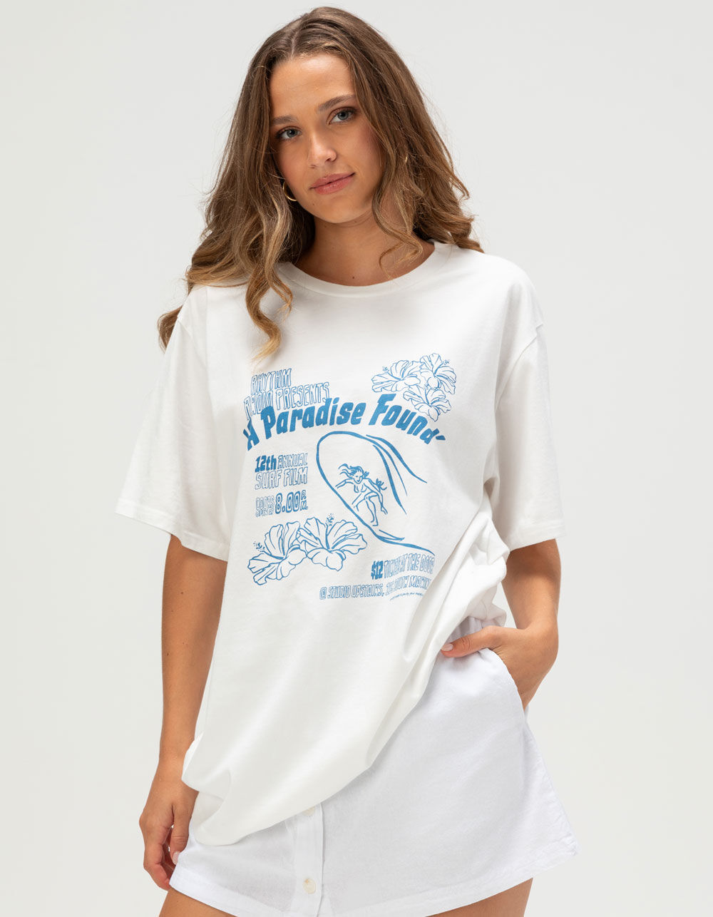 RHYTHM Paradise Womens Oversized Tee