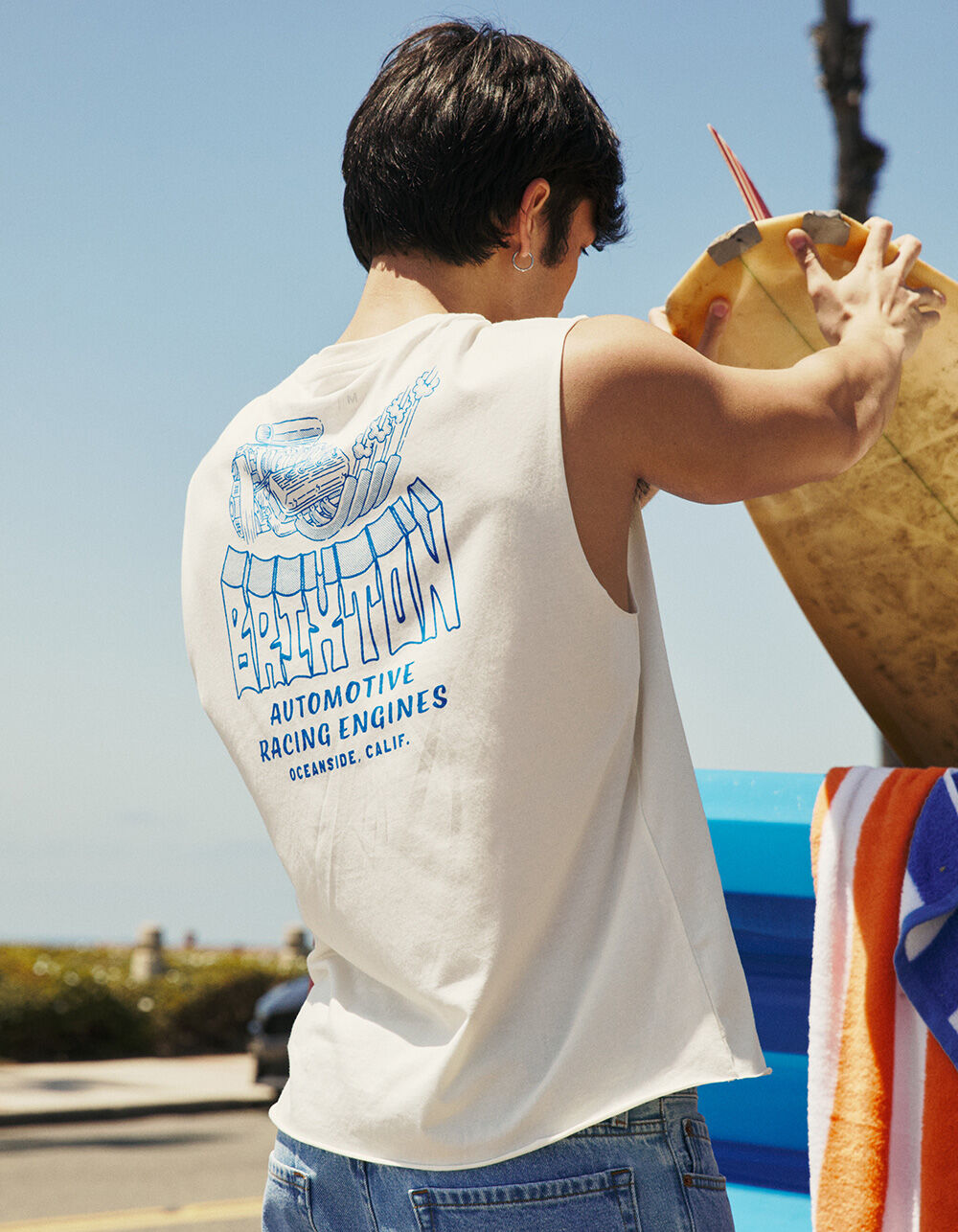 BRIXTON Horsepower Mens Muscle Tee