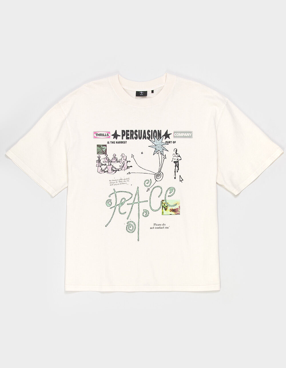 THRILLS Peace Persuasion Mens Oversized Tee
