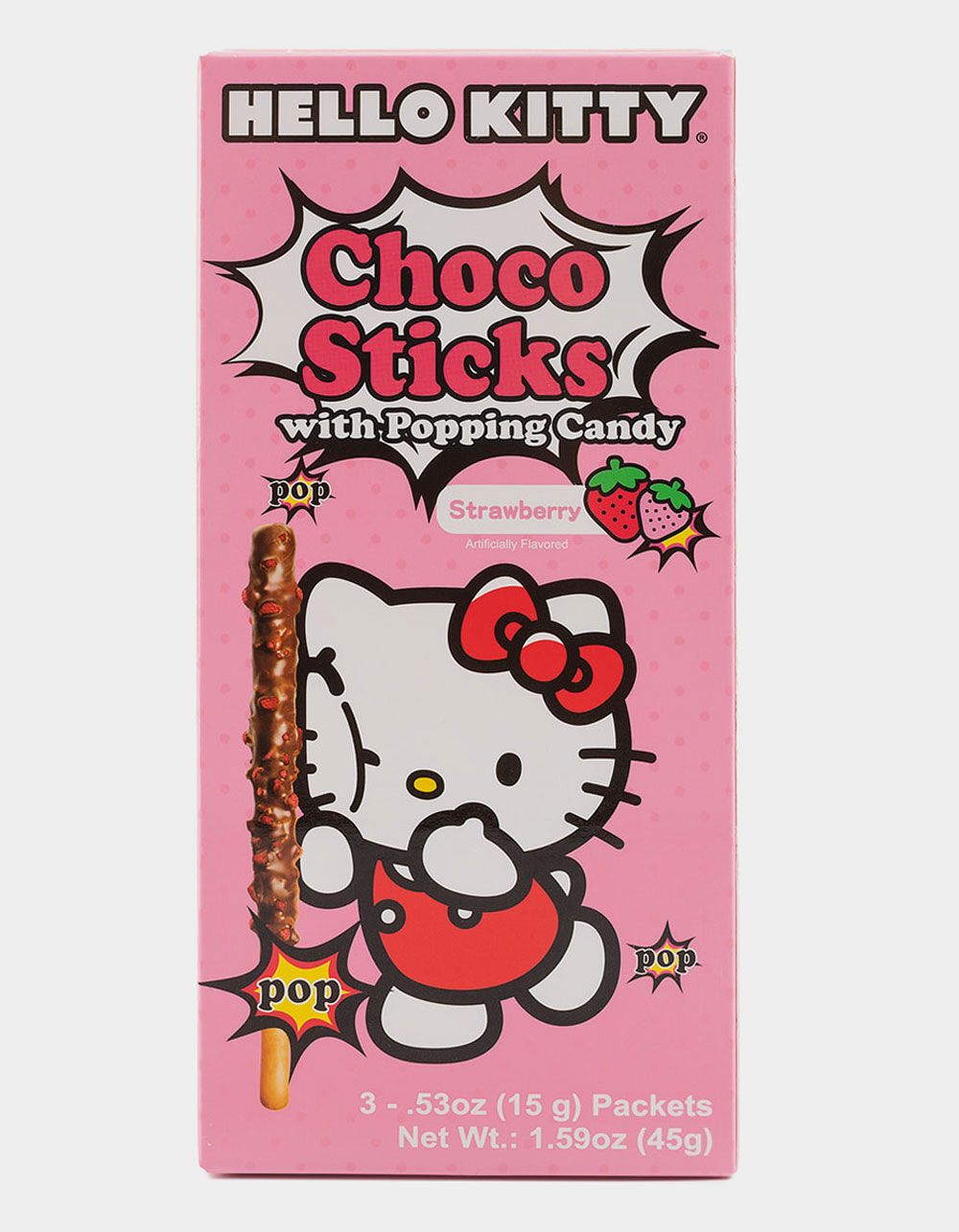 SANRIO Hello Kitty Choco Sticks Strawberry Popping Candy