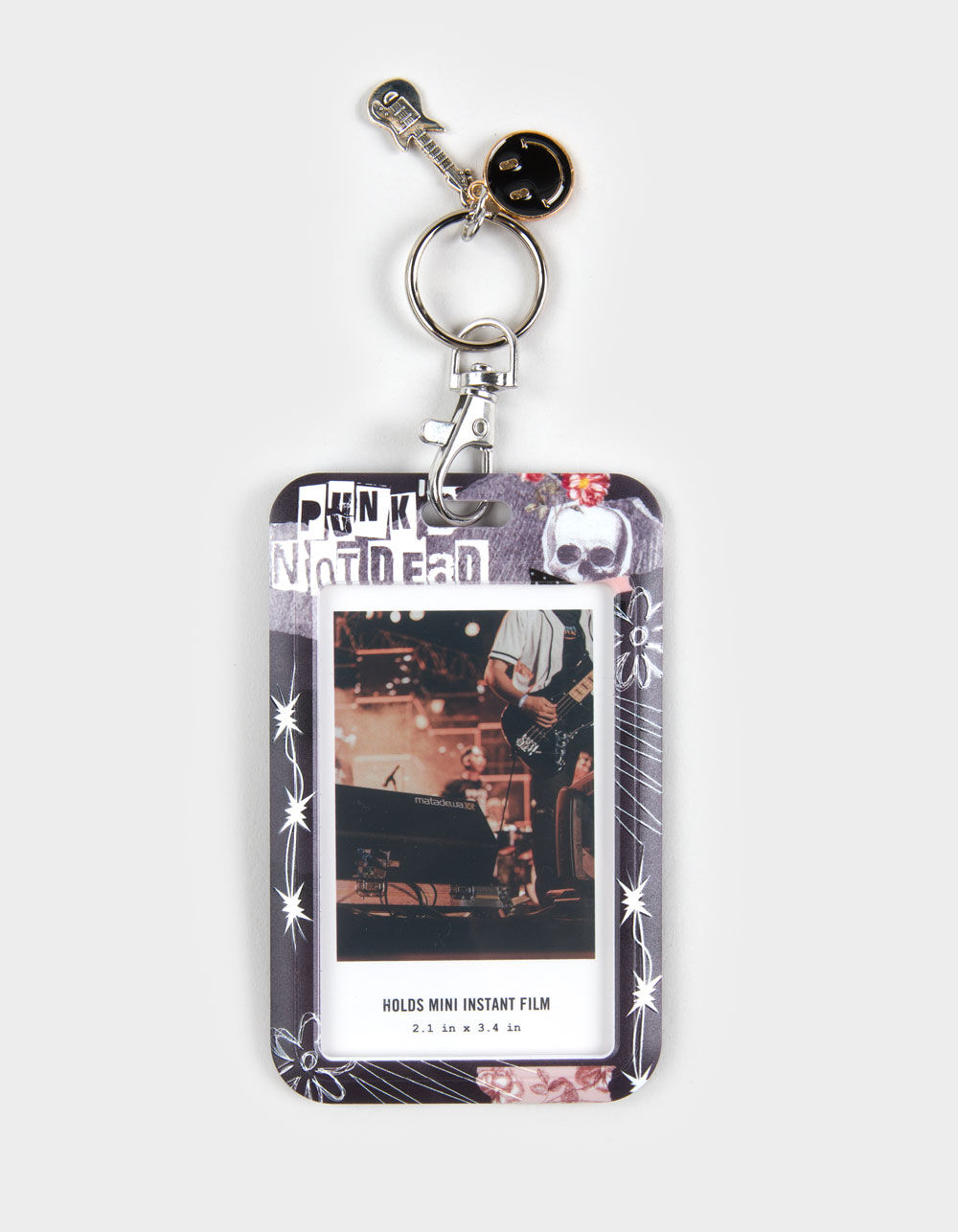 Punk's Not Dead Photo Keychain