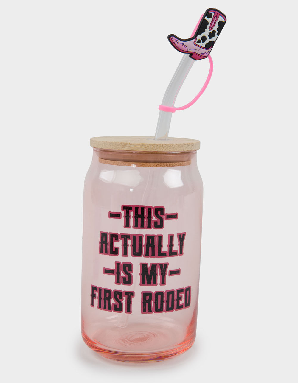 TILLYS HOME First Rodeo Glass Can Tumbler