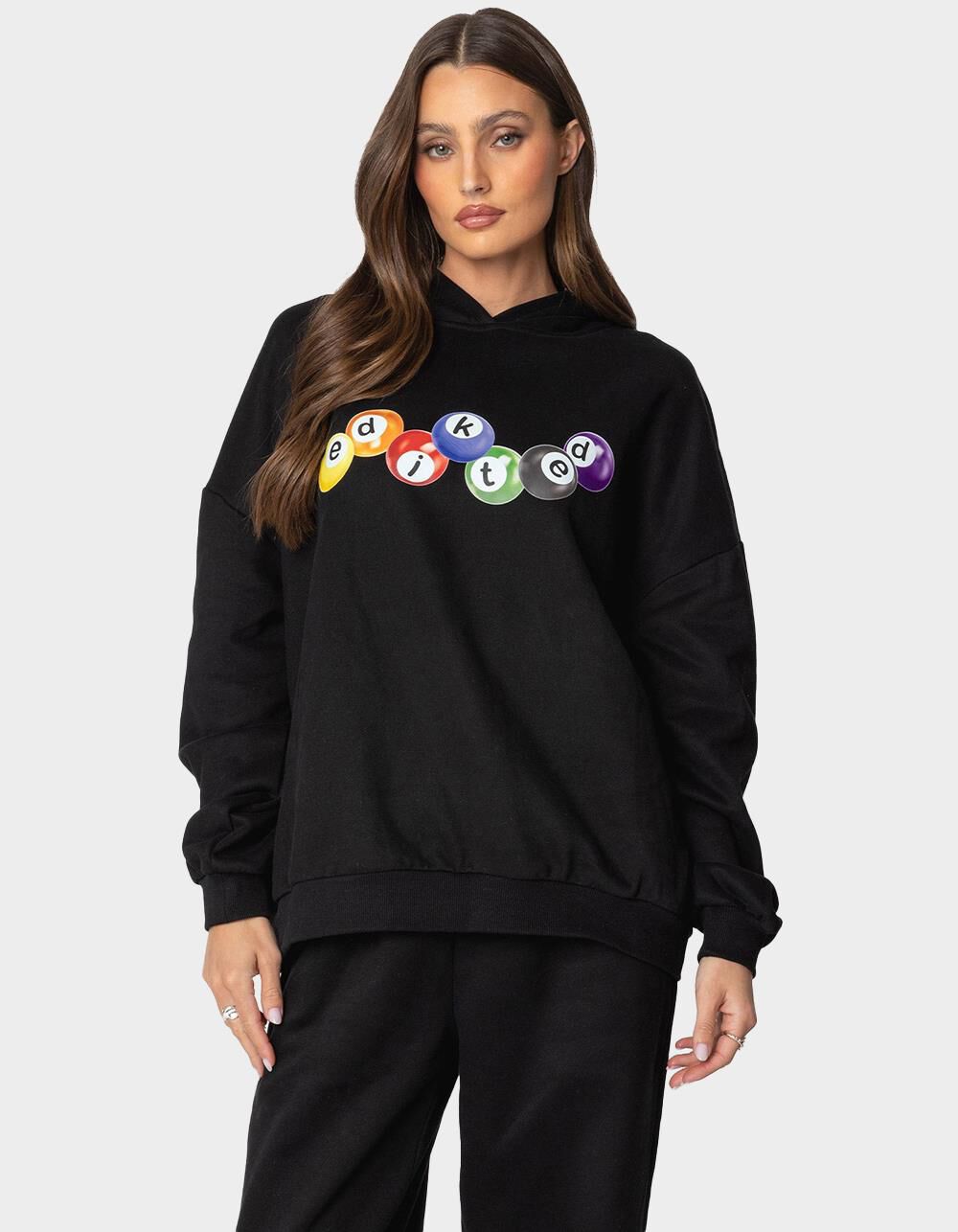EDIKTED Billiard Oversized Hoodie