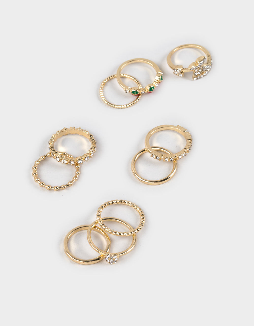 FULL TILT 10 Pack Strawberry/Butterfly Rings