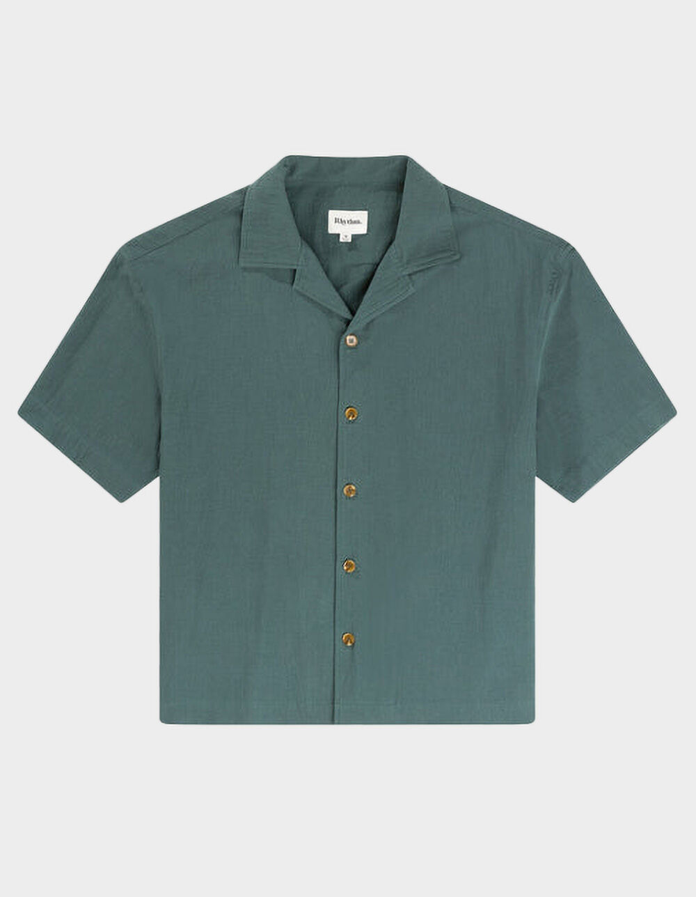 RHYTHM Relaxed Texture Mens Button Up Shirt