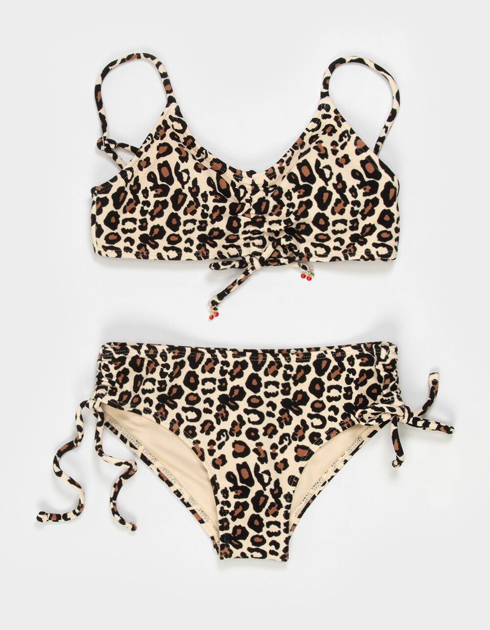 FULL TILT Leopard Girls Bralette Bikini Set