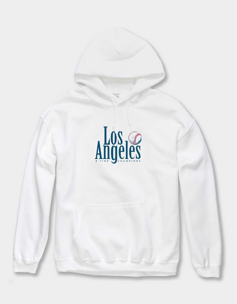 LOS ANGELES Baseball 8 Time Unisex Hoodie