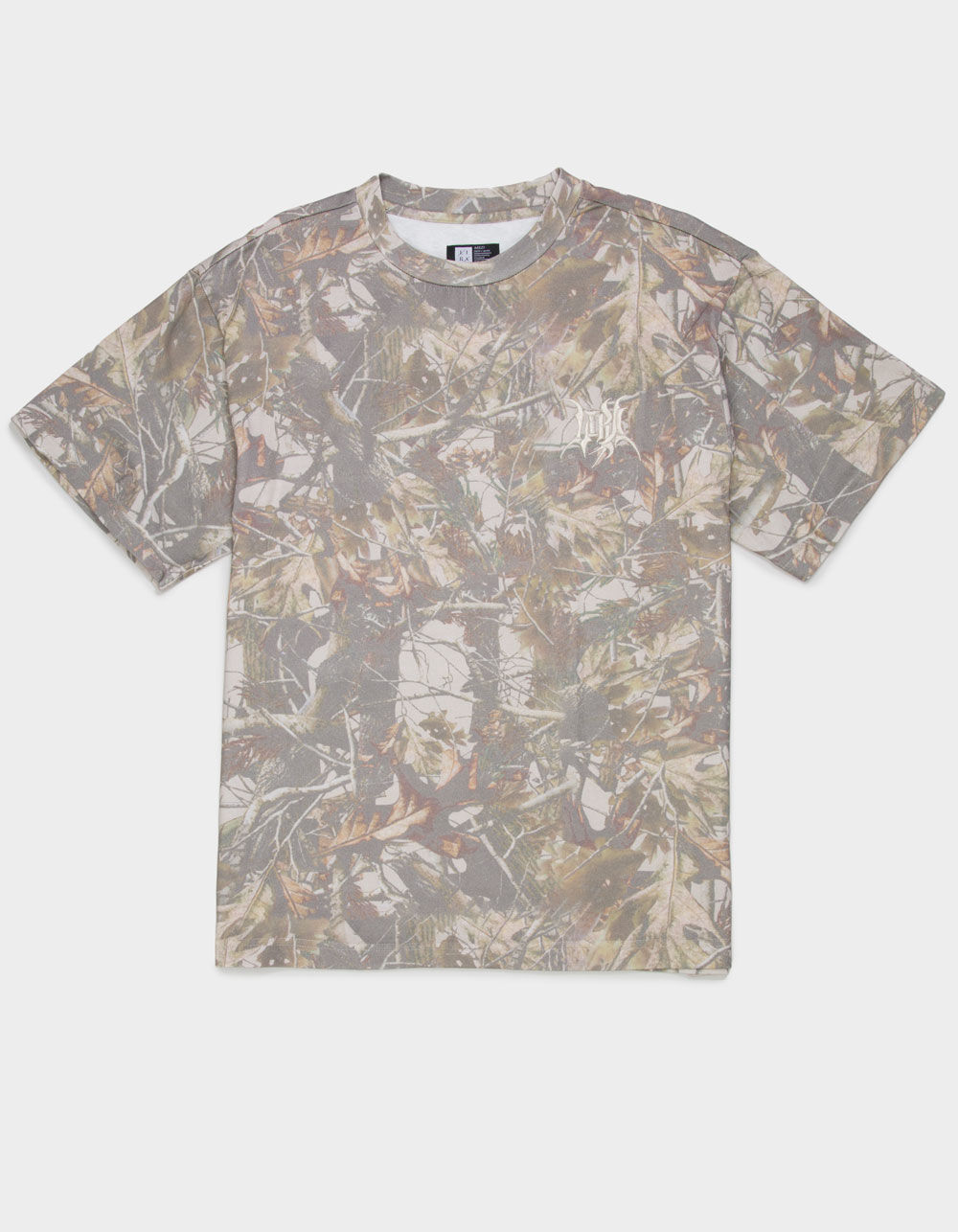 LIRA Woodland Camo Embroidered Mens Tee