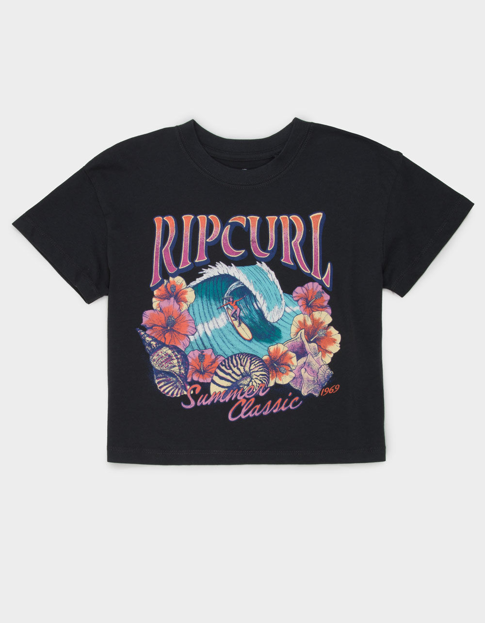 RIP CURL Hawaii Girls Crop Tee