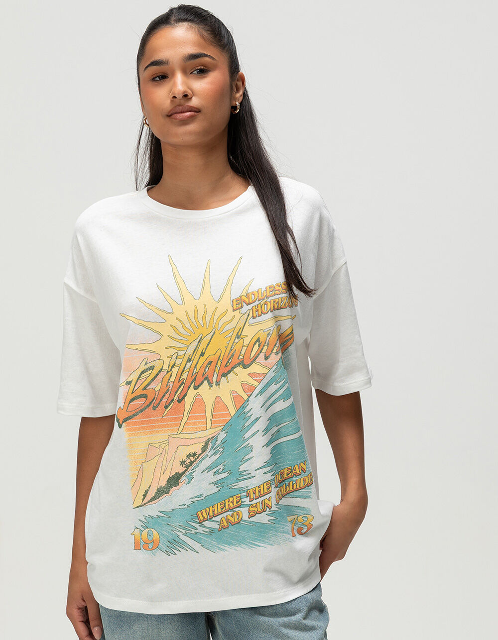 BILLABONG Where The Ocean And Sun Collide Womens Relaxed Tee