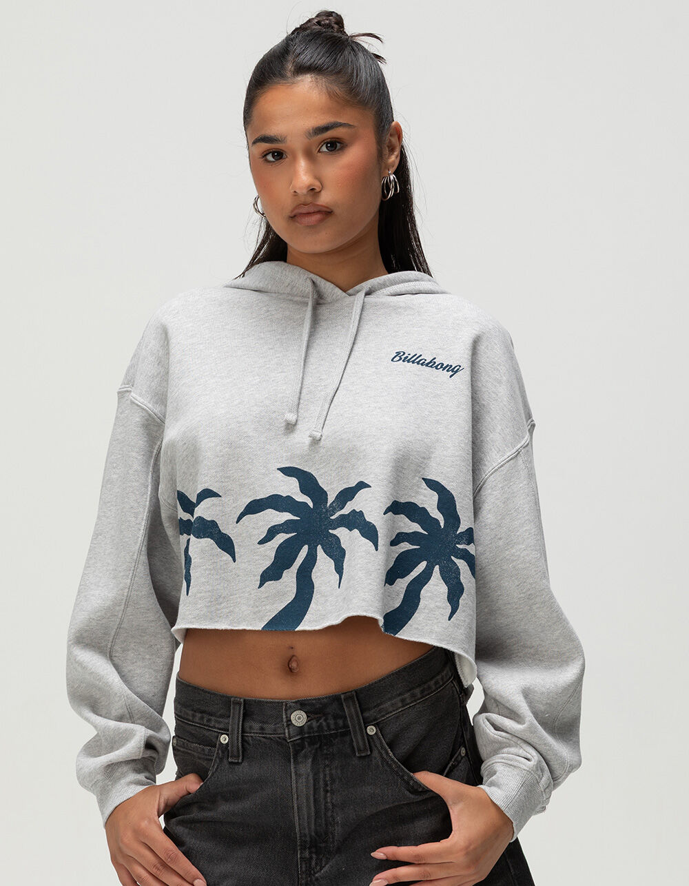 BILLABONG Triple Palms Womens Crop Hoodie