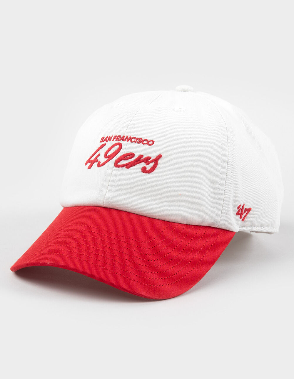 47 BRAND San Francisco 49ers Foundational '47 Clean Up Strapback Hat