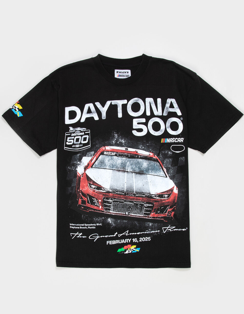 TILLYS x NASCAR Lead Car Mens Boxy Tee