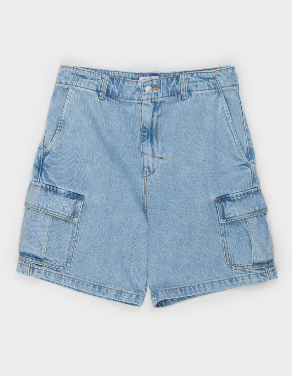 RHYTHM Mens Denim Cargo Shorts