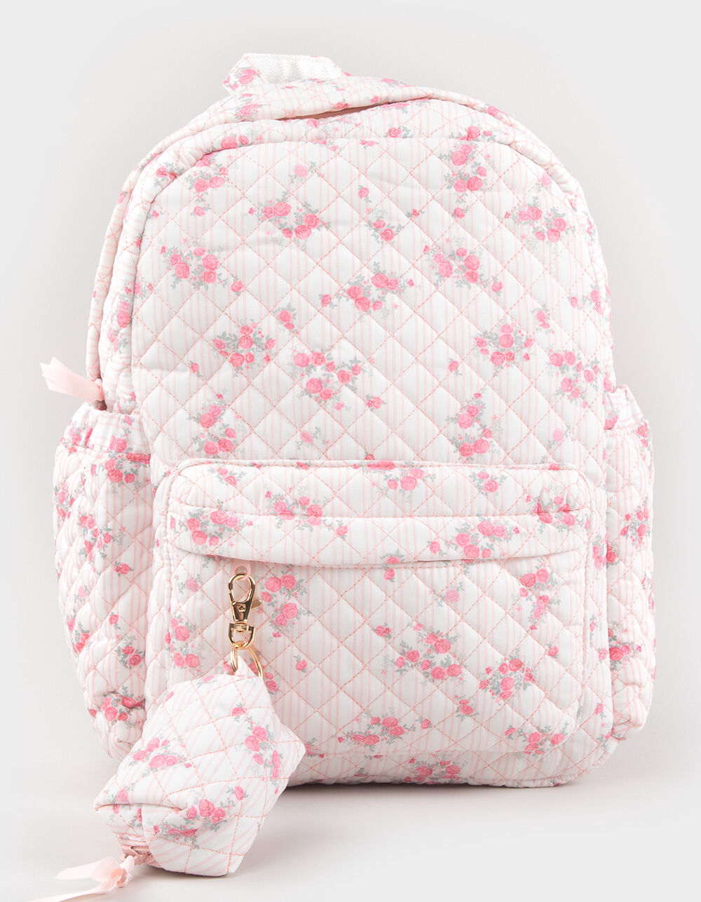 TILLYS Floral Quilted Backpack