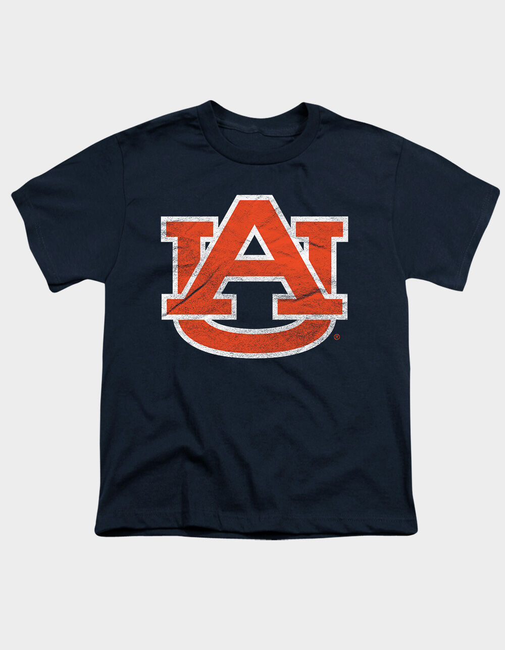 AUBURN UNIVERSITY Official Distressed Primary Logo Boys Tee