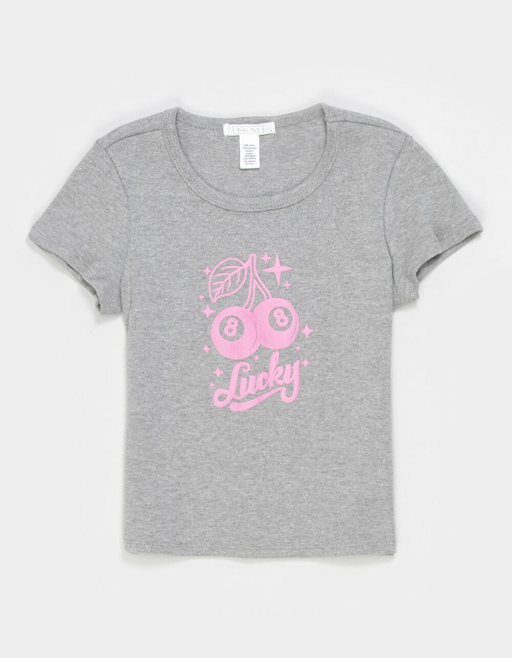 FULL TILT Puff Ink Cherry 8-Ball Girls Tee