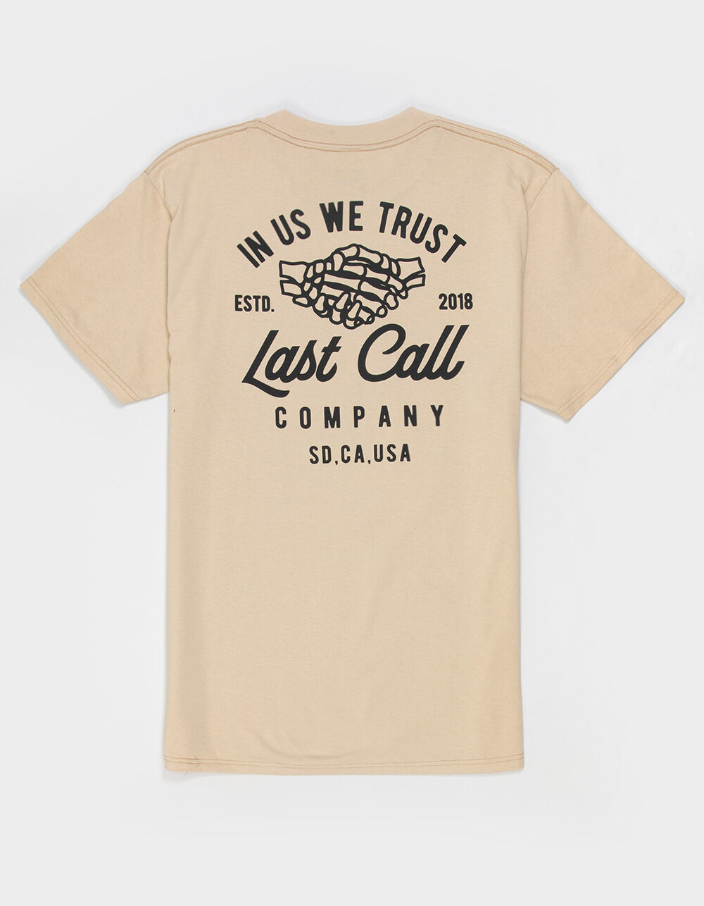 LAST CALL CO. Trust Badge Mens Tee