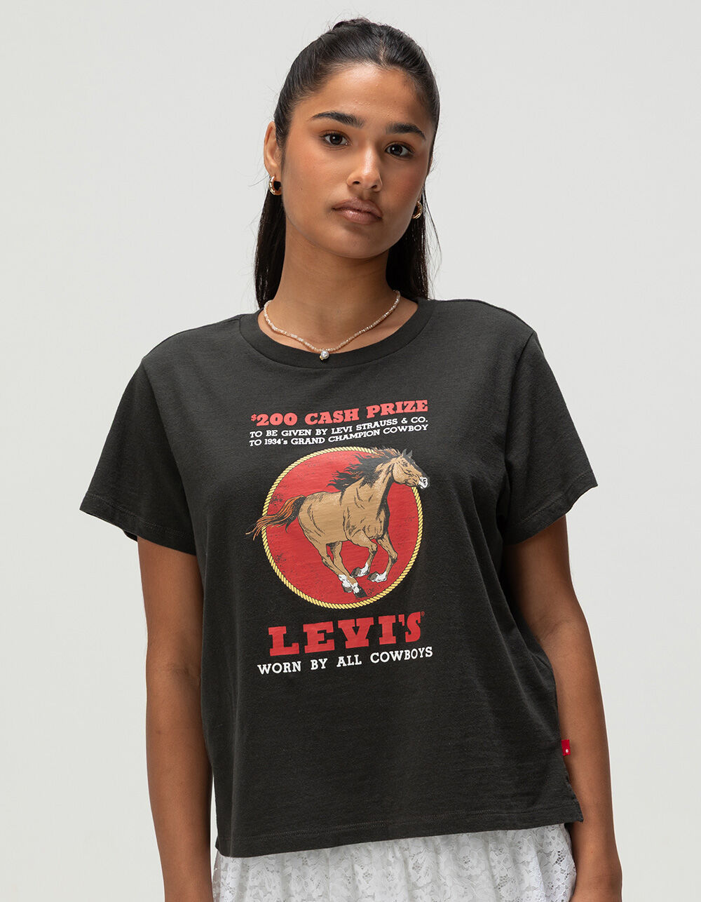 LEVI'S Premium Womens Graphic Boxy Tee