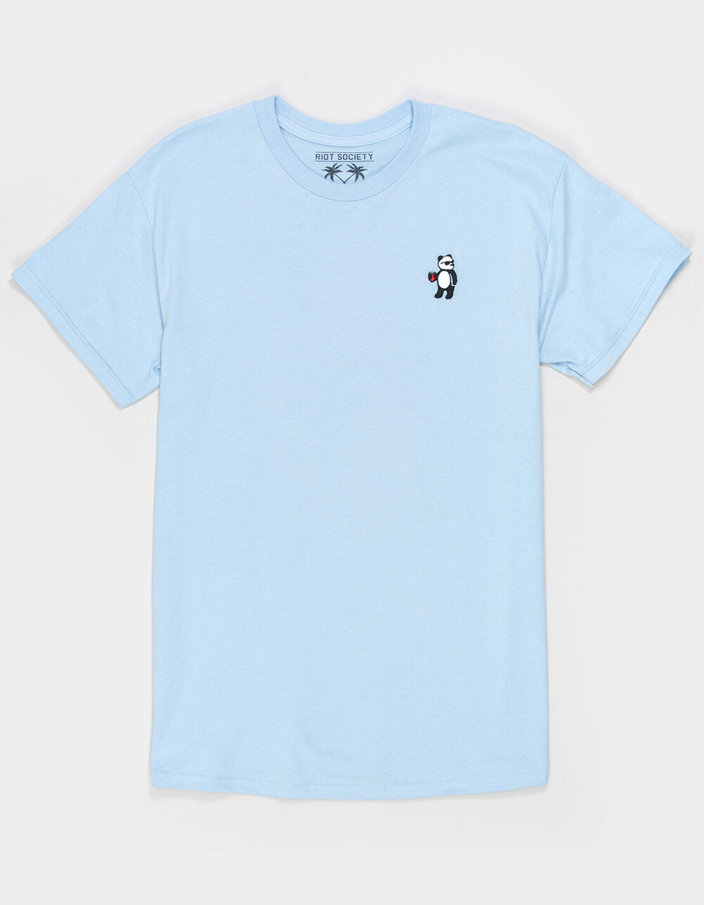 RIOT SOCIETY Panda Embroidered Mens Tee