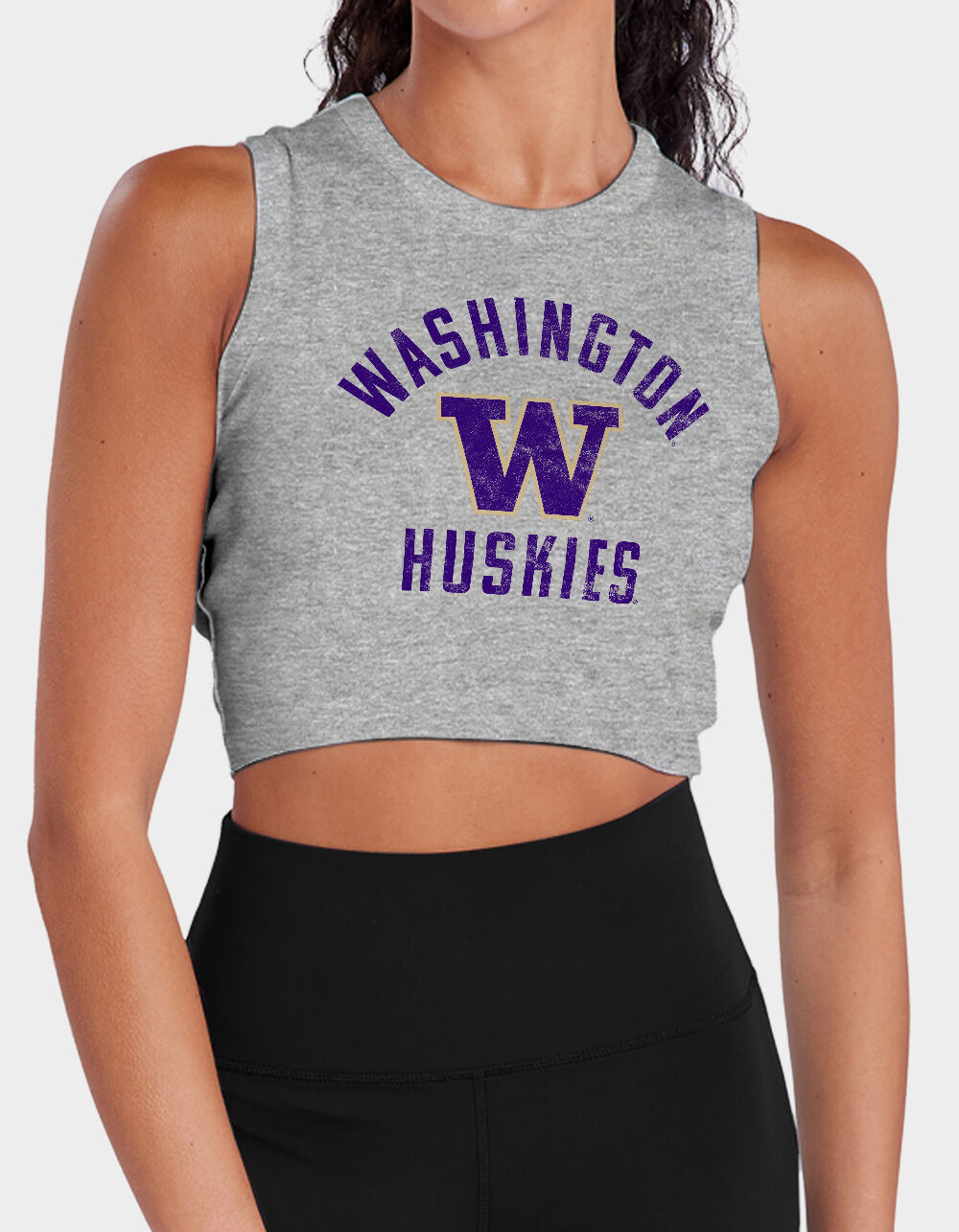 THE UNIVERSITY OF WASHINGTON Womens Cropped Tank Top