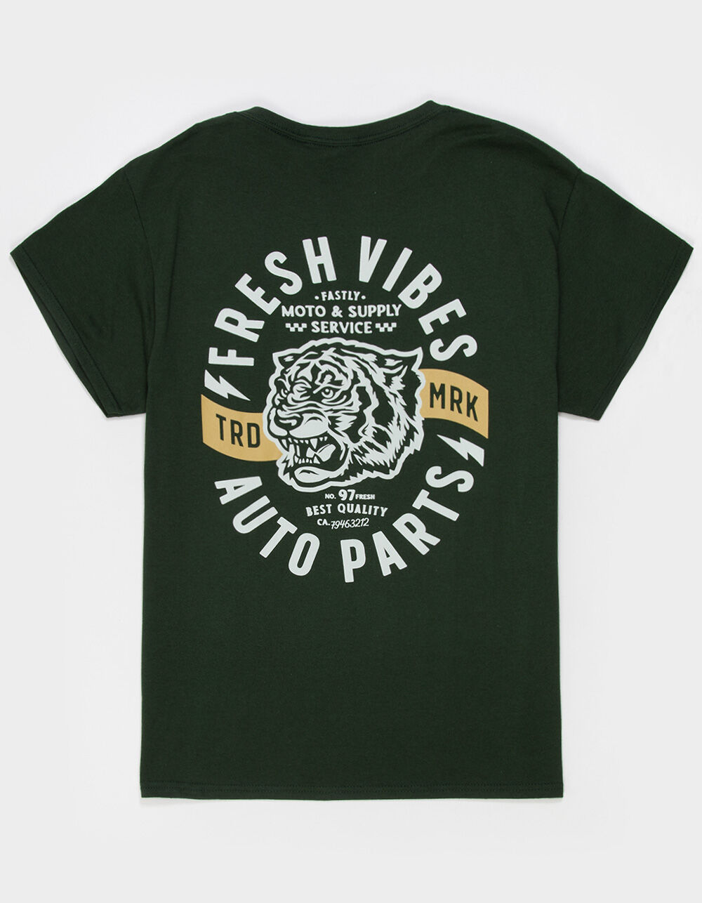 FRESH VIBES Auto Parts Mens Tee